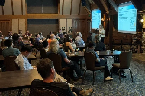 Emma Danelius at the Challenges in Structural Biology Summit, October 15th, 2024.